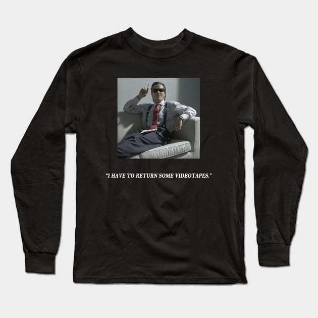 Patrick Bateman American Psycho 2 Long Sleeve T-Shirt by Visionary Canvas